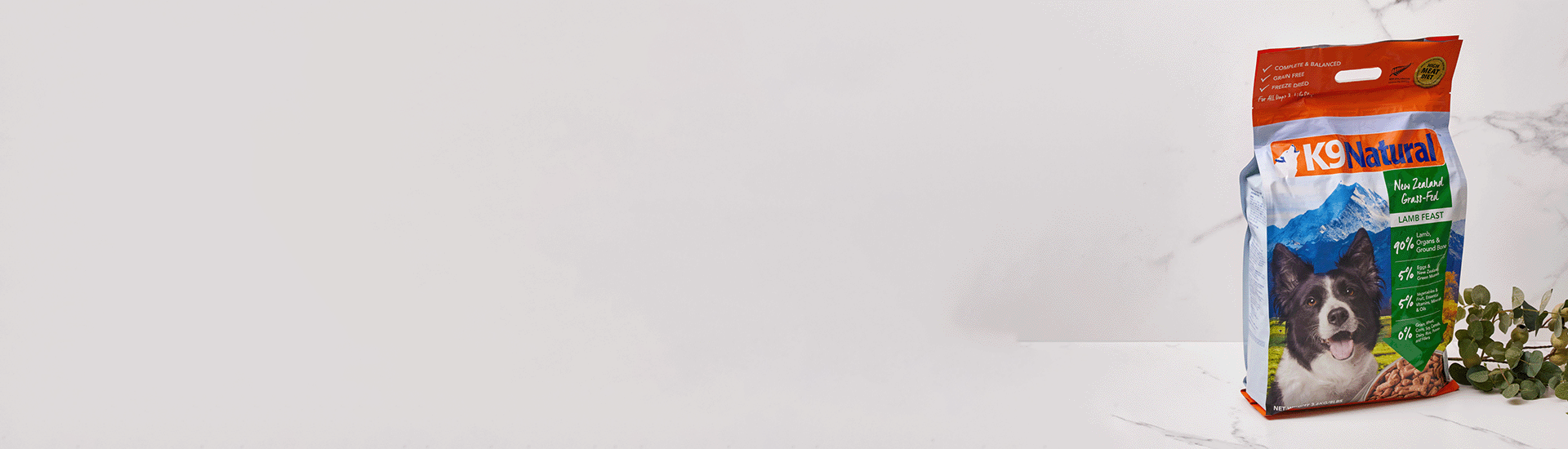 Lamb Flavoured Dog Food K9 Natural