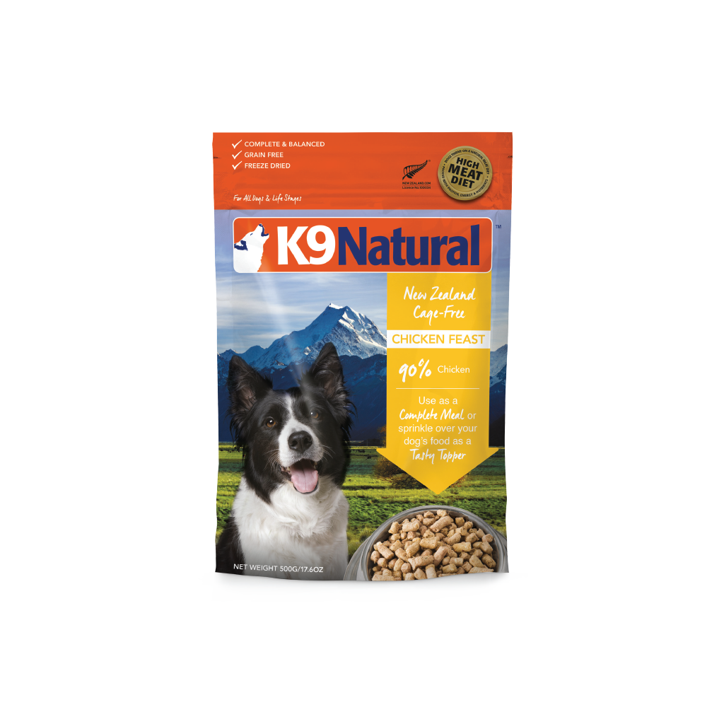 Chicken Feast Freeze Dried Dog Food K9 Natural