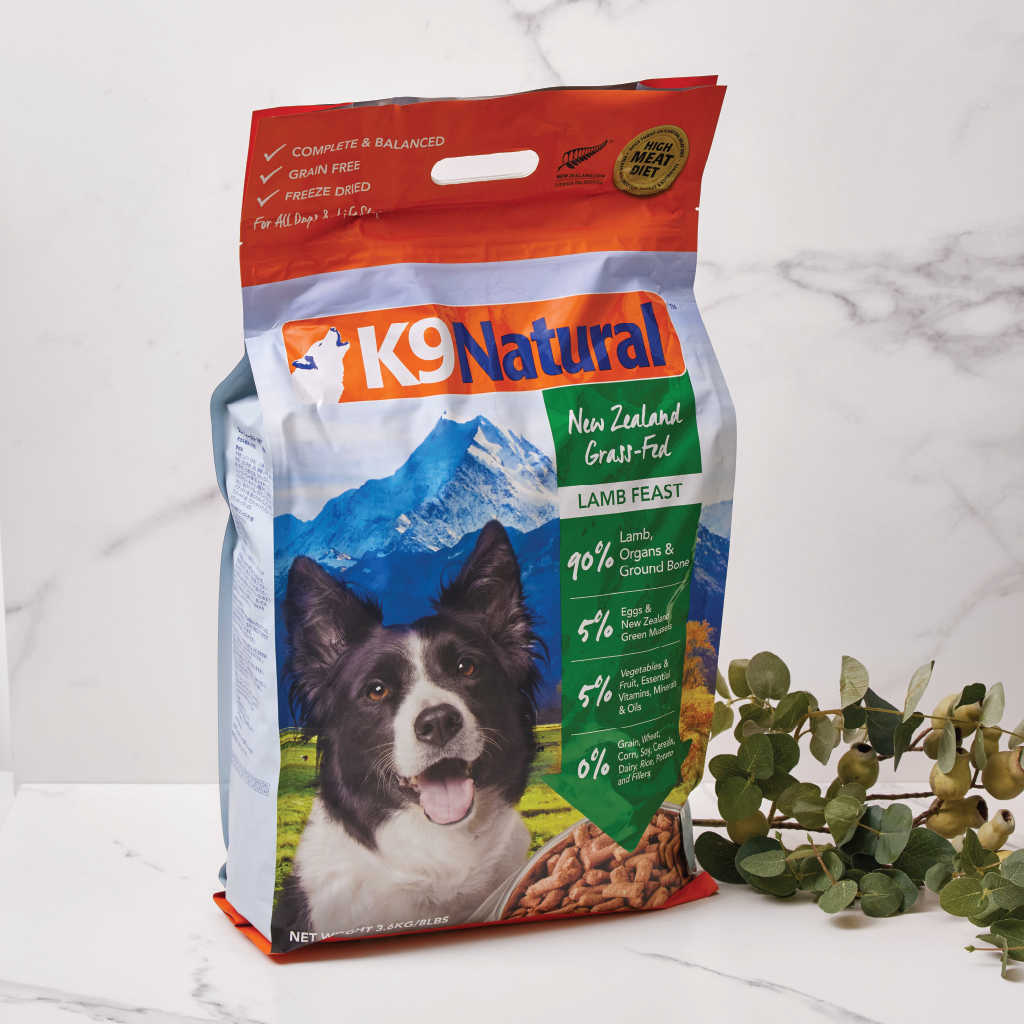 Lamb Feast Freeze Dried Dog Food K9 Natural