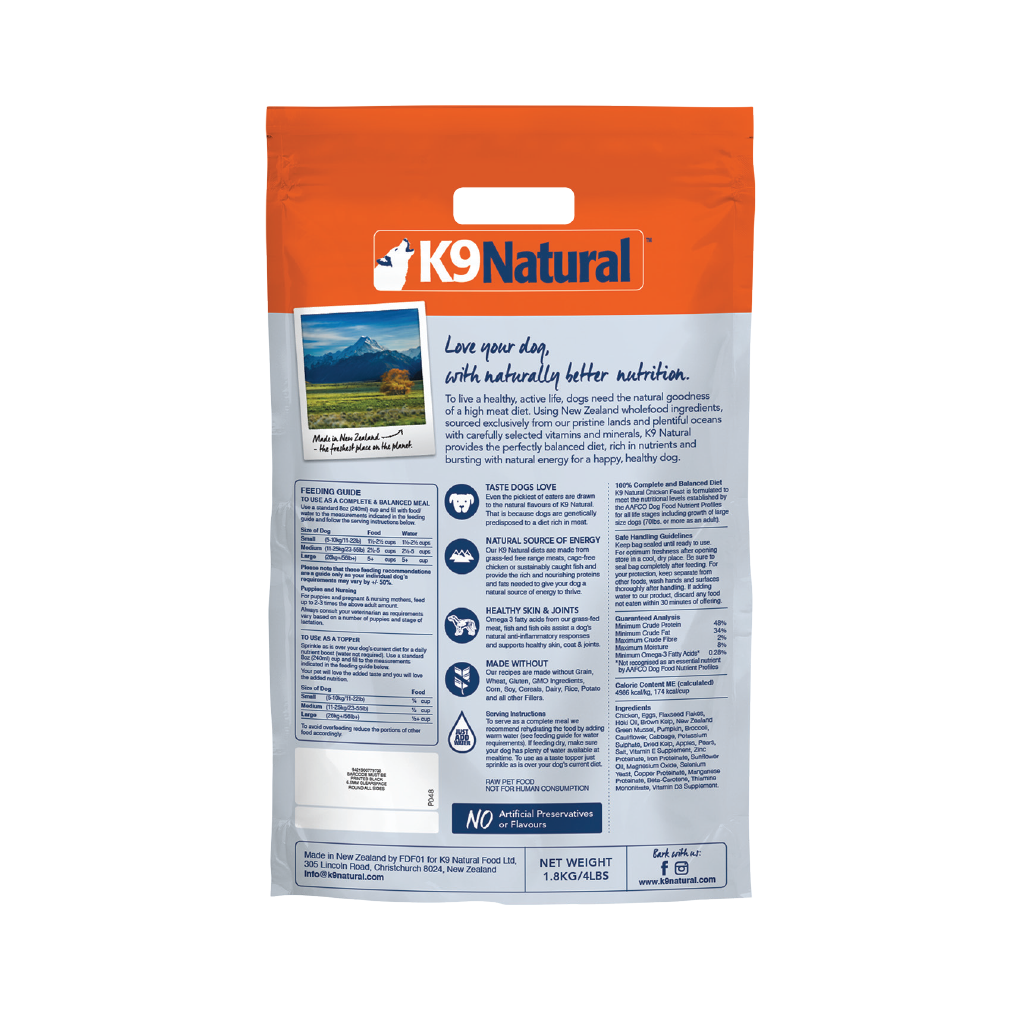 K9 natural hotsell chicken freeze dried